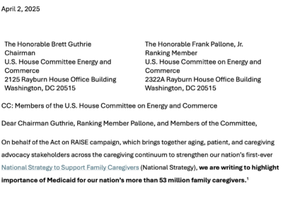 Sign on Letter Medicaid Cuts – House Energy & Commerce